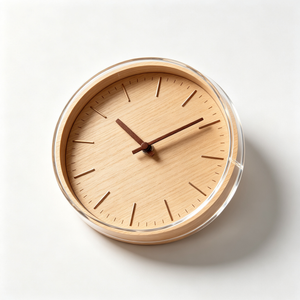 Line-Mark Minimalist Desk Clock