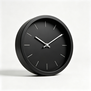 Minimalist Solid Rim Clock