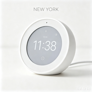 Smart Round Digital Touch Clock